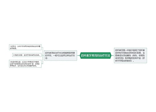 四环素牙常用的治疗方法