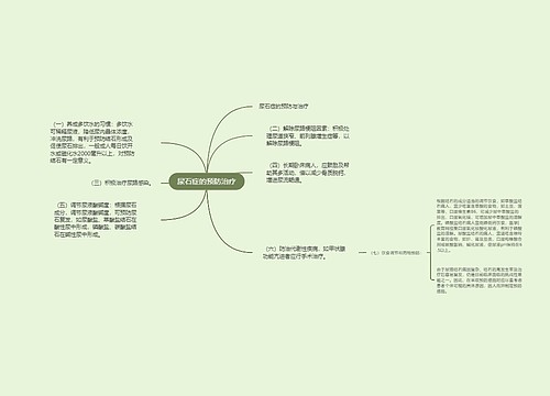 尿石症的预防治疗