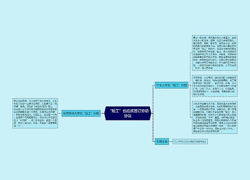  “短工”也应该签订劳动协议