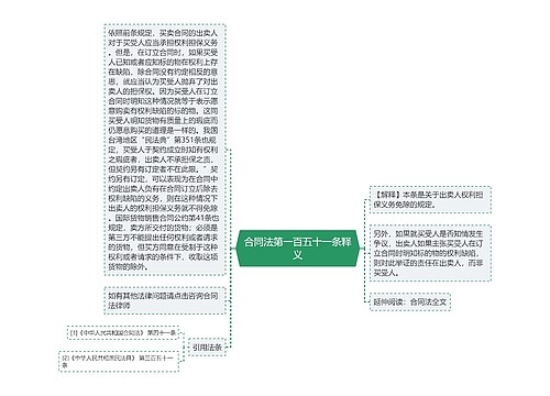 合同法第一百五十一条释义