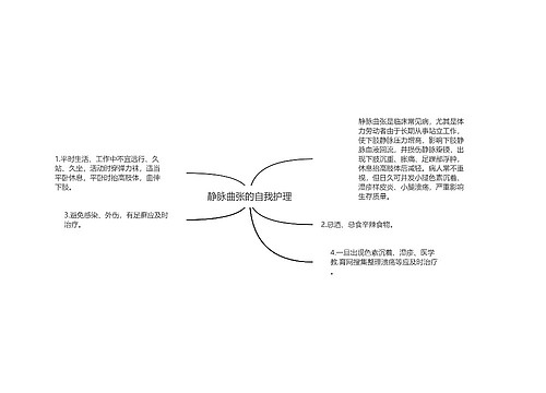 静脉曲张的自我护理