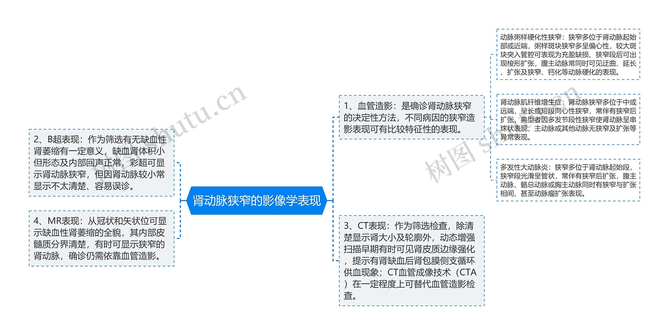 肾动脉狭窄的影像学表现