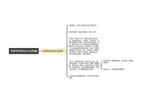 牛蹄甲的用法|主治|用量