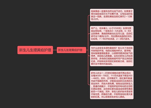 新生儿生理黄疸护理