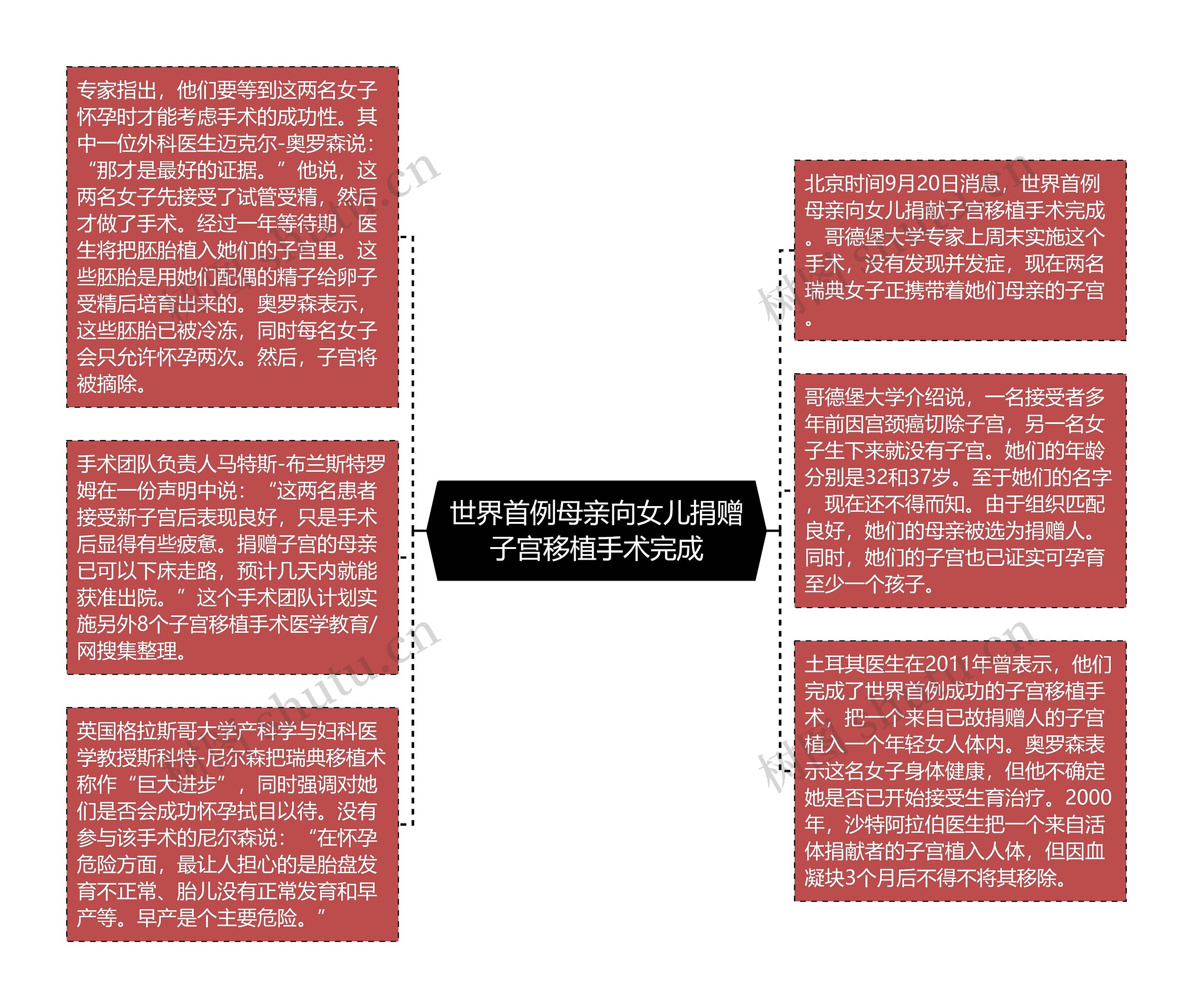 世界首例母亲向女儿捐赠子宫移植手术完成