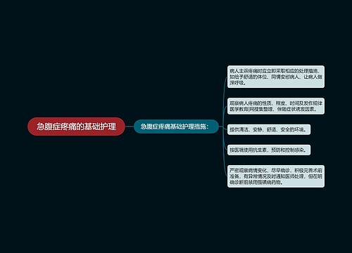 急腹症疼痛的基础护理