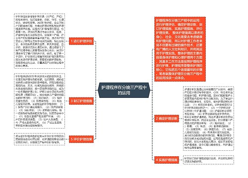 护理程序在分娩三产程中的运用