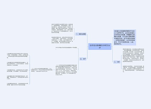 创伤性动脉瘤的诊断及治疗