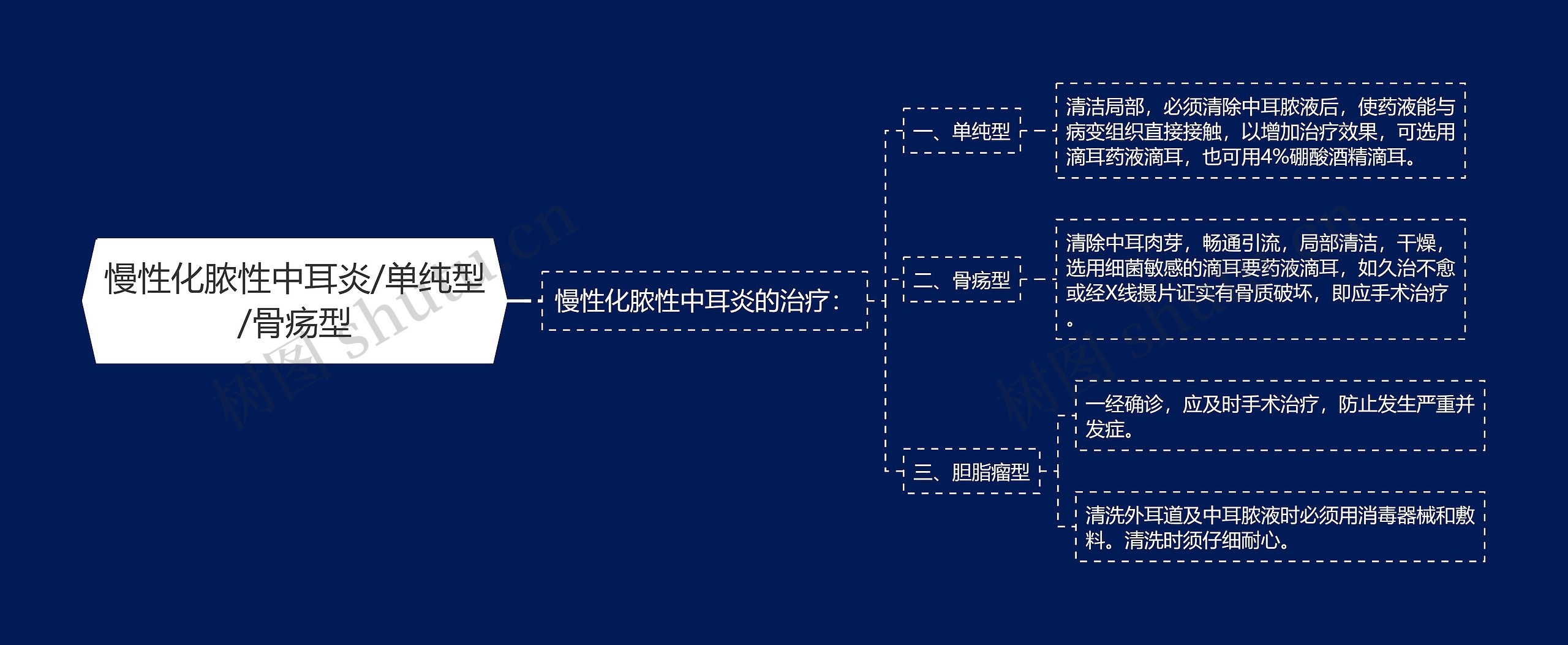 慢性化脓性中耳炎/单纯型/骨疡型