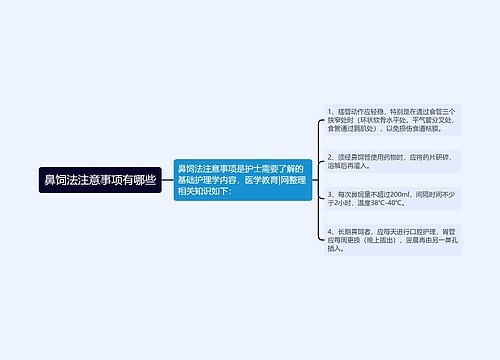 鼻饲法注意事项有哪些