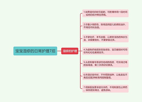 宝宝湿疹的日常护理7招