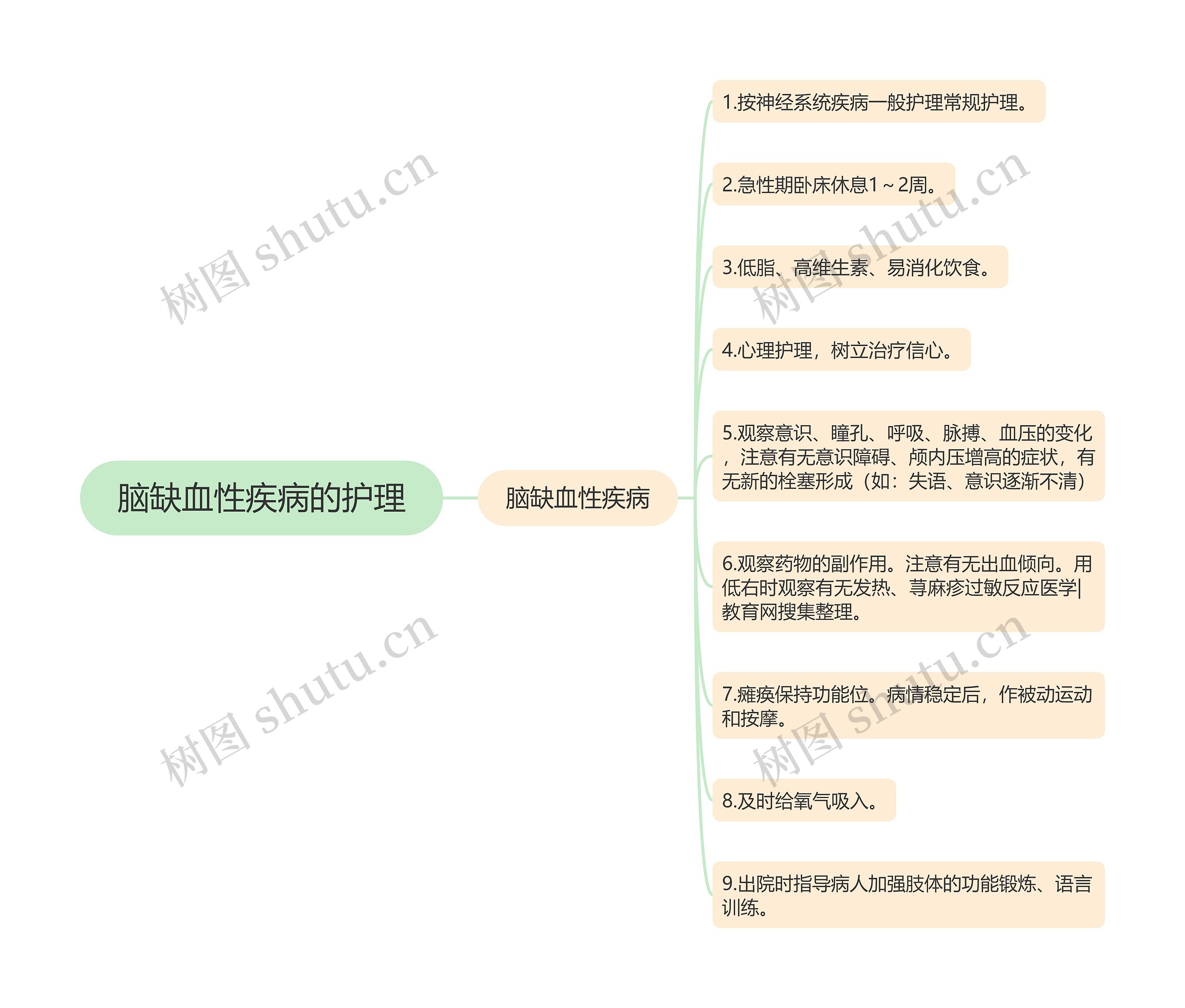 脑缺血性疾病的护理