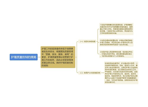 护理质量控制的措施