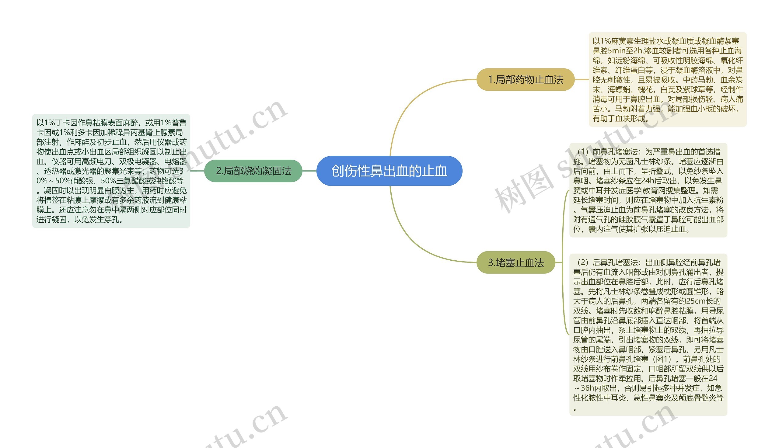 创伤性鼻出血的止血