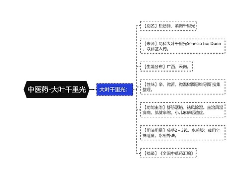 中医药-大叶千里光