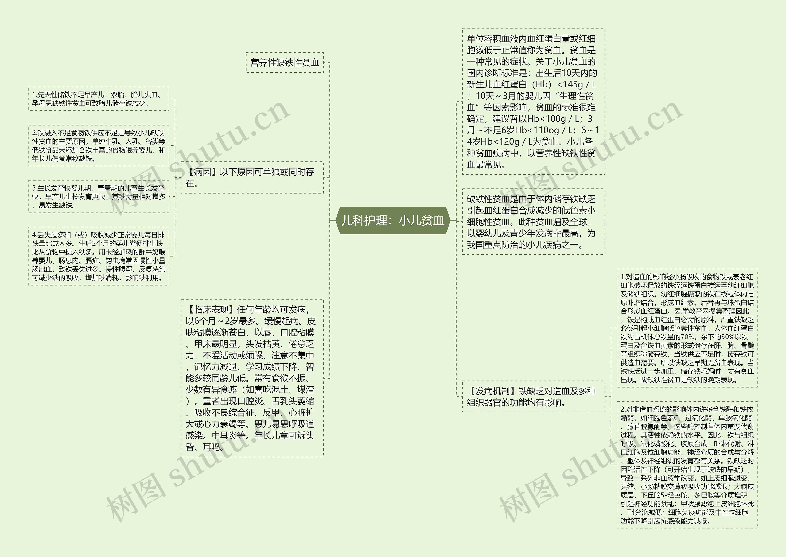 儿科护理：小儿贫血