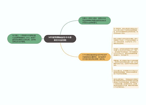 MRI能预测缺血性卒中患者的出血危险