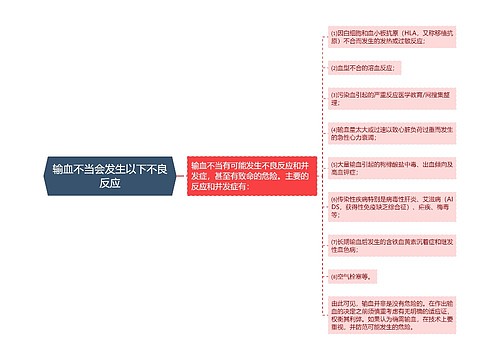 输血不当会发生以下不良反应