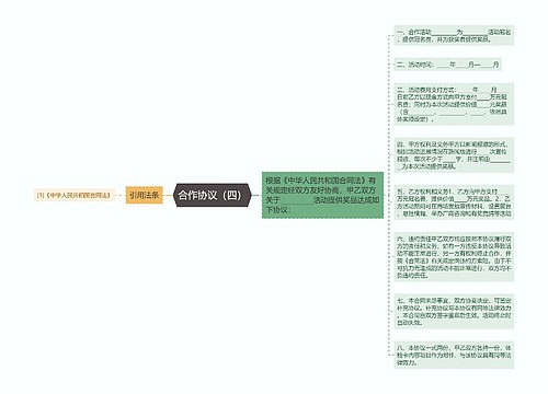 合作协议（四）