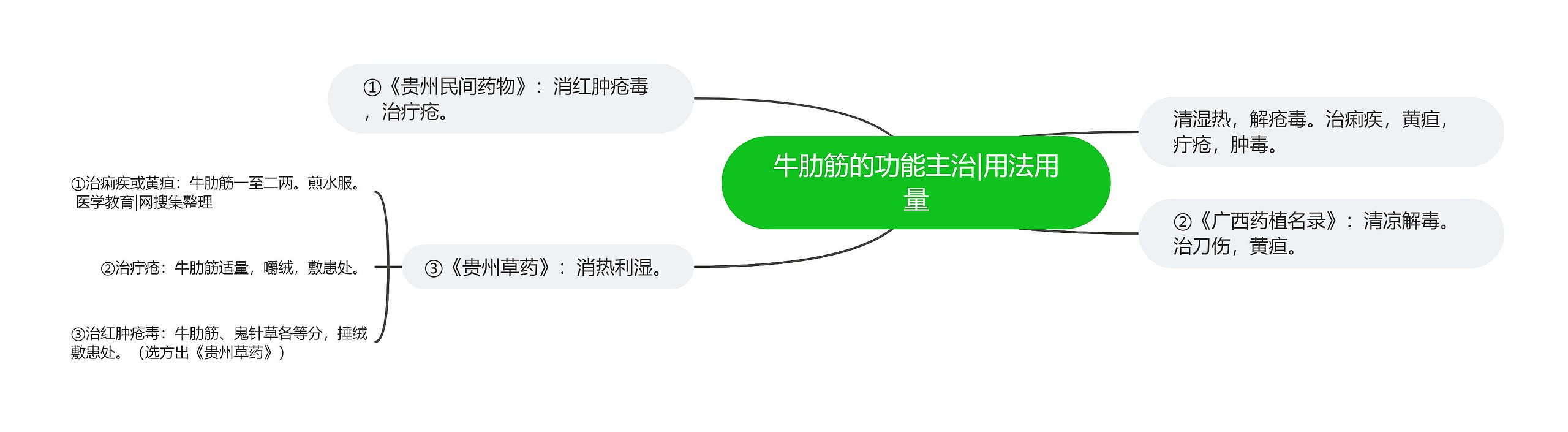 牛肋筋的功能主治|用法用量 牛肋筋的功能主治|用法用量