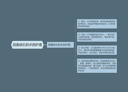 胆囊结石的术后护理