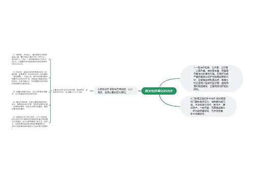 原发性肝硬化的治疗