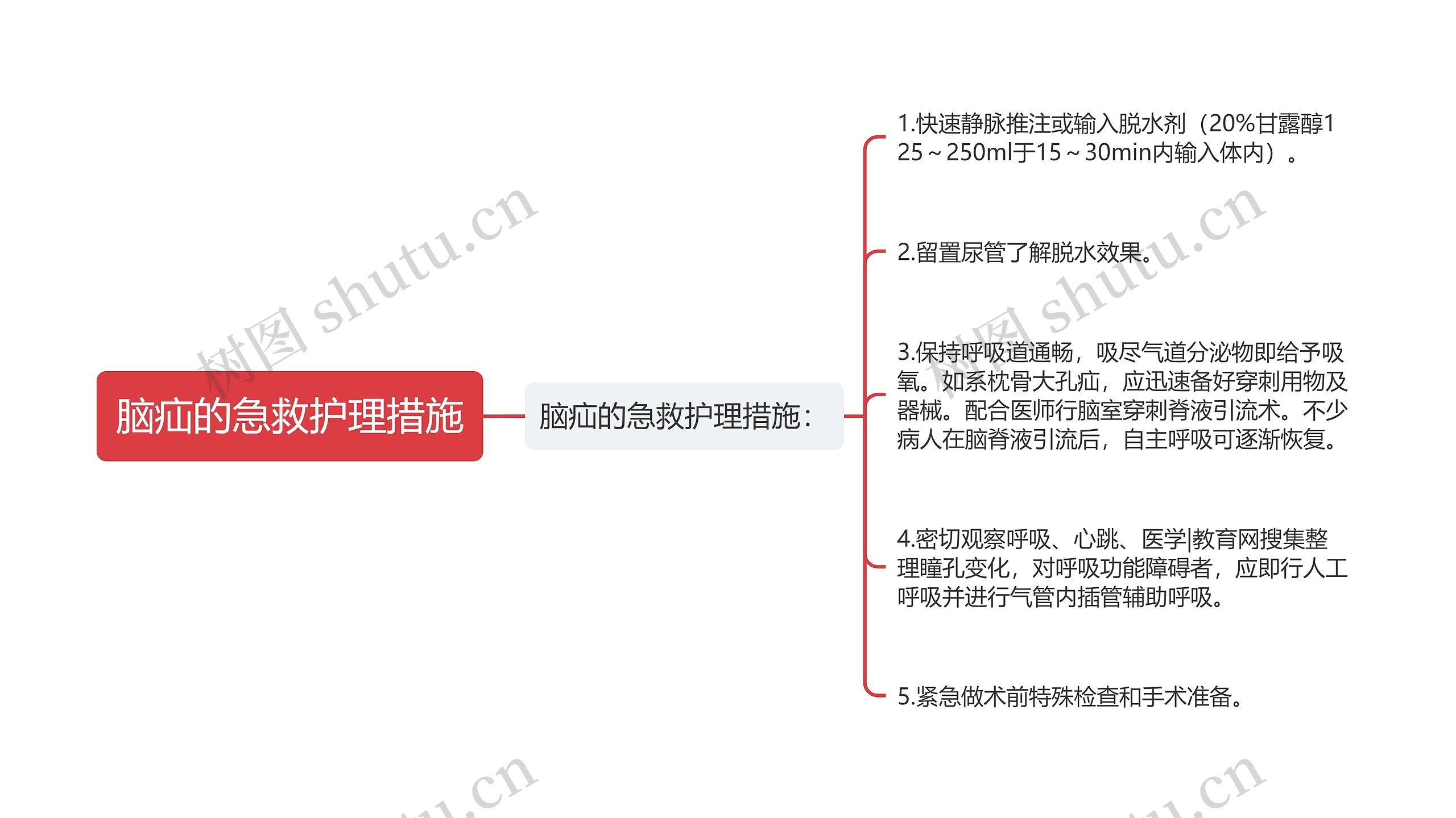 脑疝的急救护理措施