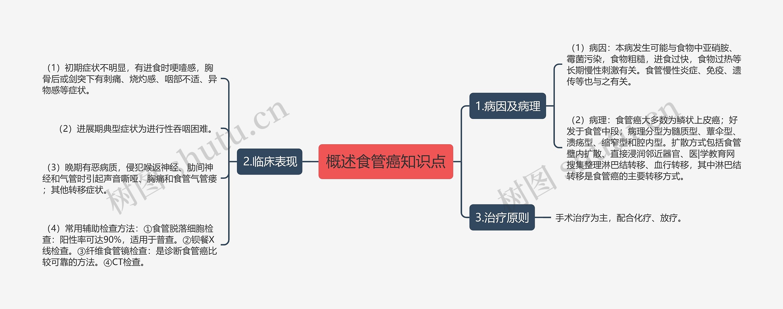 概述食管癌知识点