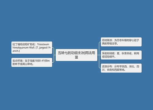 五转七的功能主治|用法用量