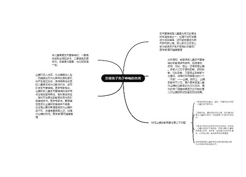 怎使孩子免于哮喘的伤害