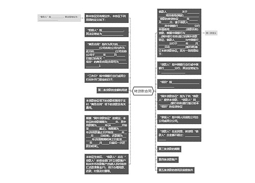 转贷款合同