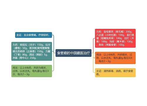 食管癌的中国藏医治疗