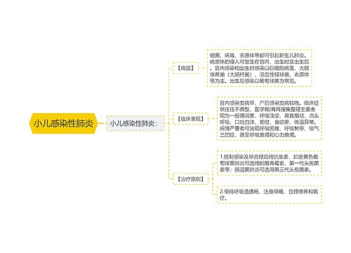 小儿感染性肺炎