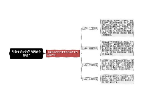 儿童多动症的危害因素有哪些?