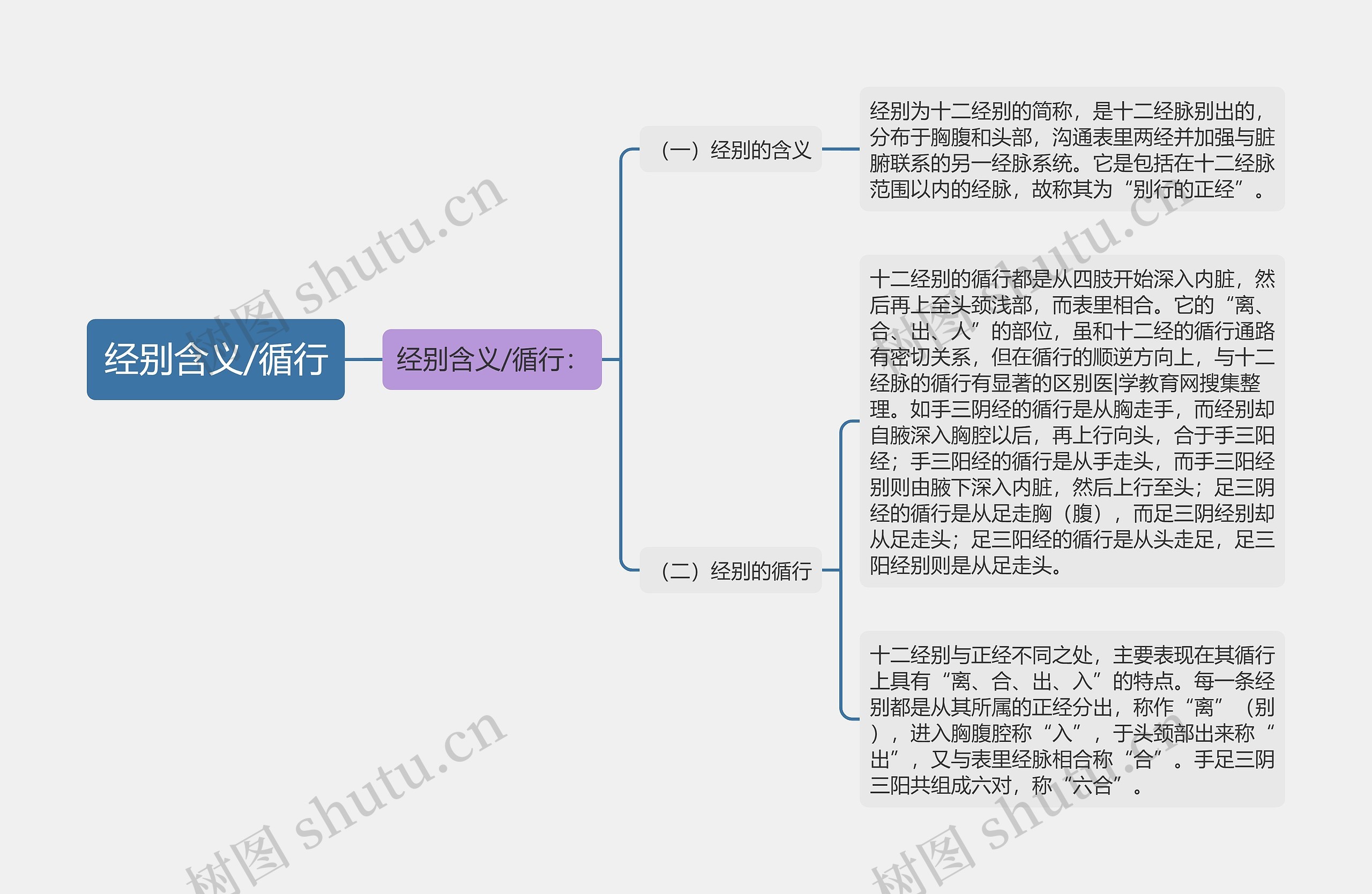 经别含义/循行思维导图