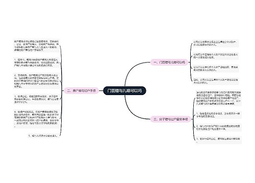 门面赠与儿媳可以吗