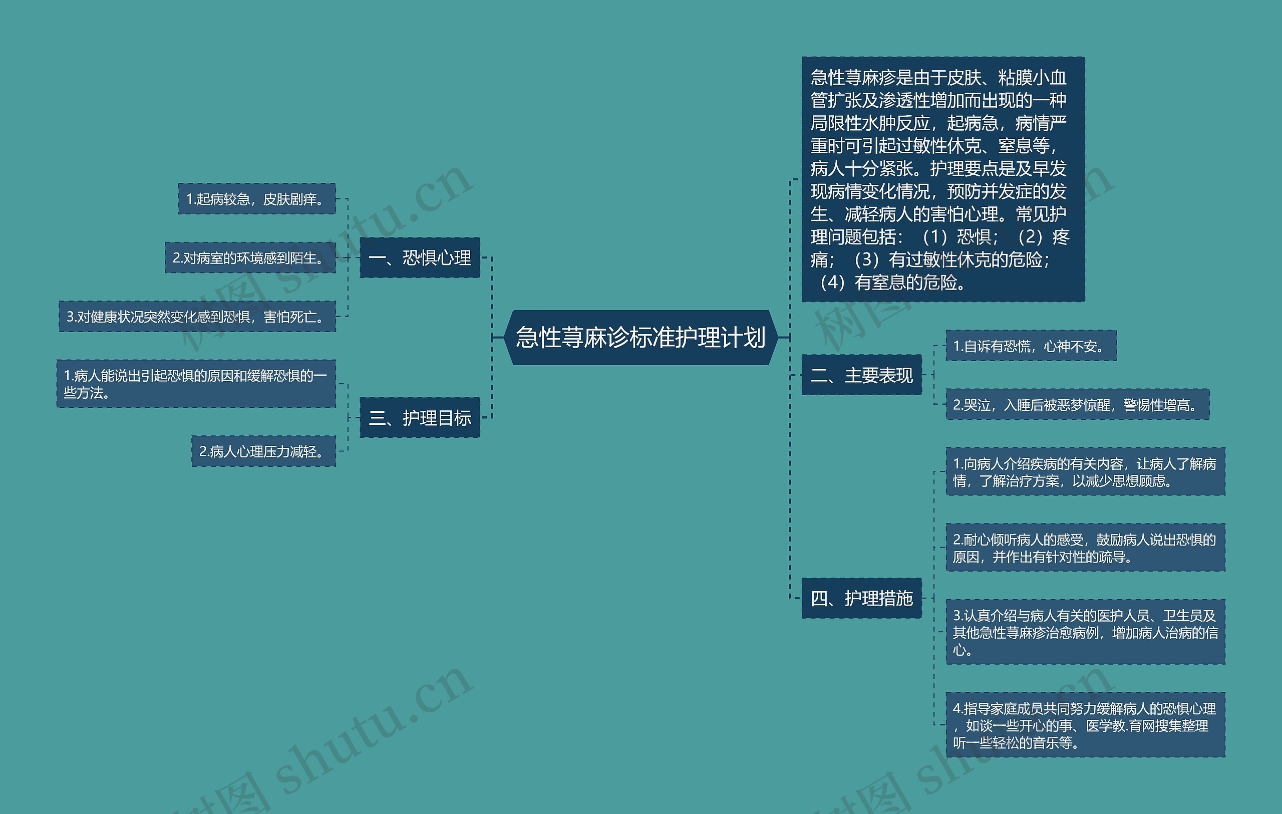 急性荨麻诊标准护理计划