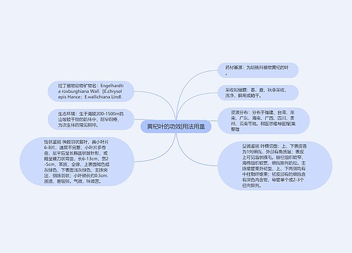 黄杞叶的功效|用法用量