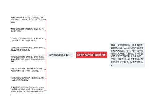 精神分裂症的康复护理