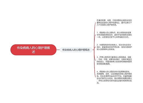 传染病病人的心理护理概述