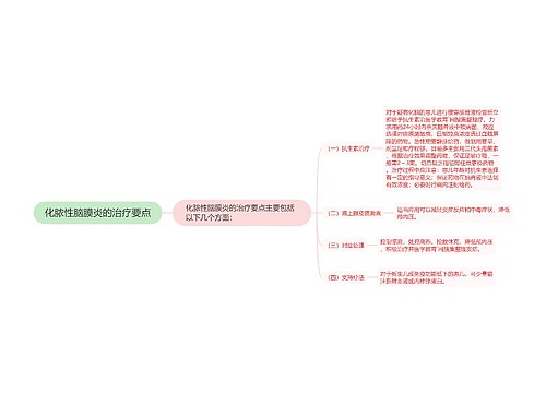 化脓性脑膜炎的治疗要点