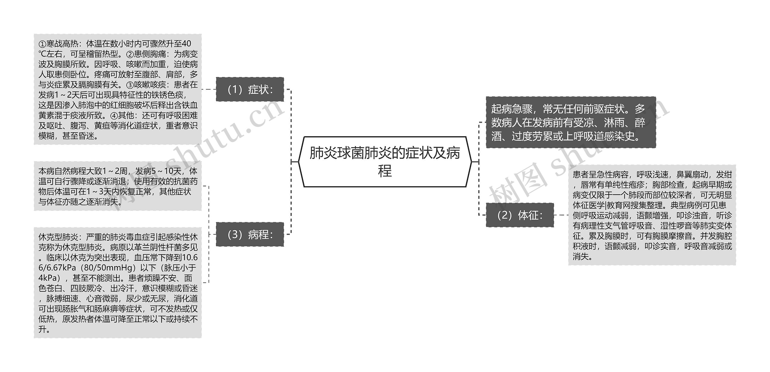 肺炎球菌肺炎的症状及病程