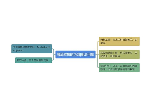 黄缅桂果的功效|用法用量