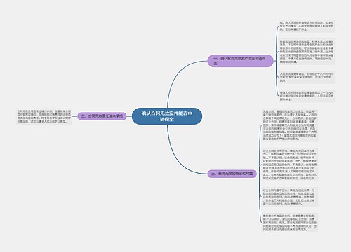 确认合同无效案件能否申请保全