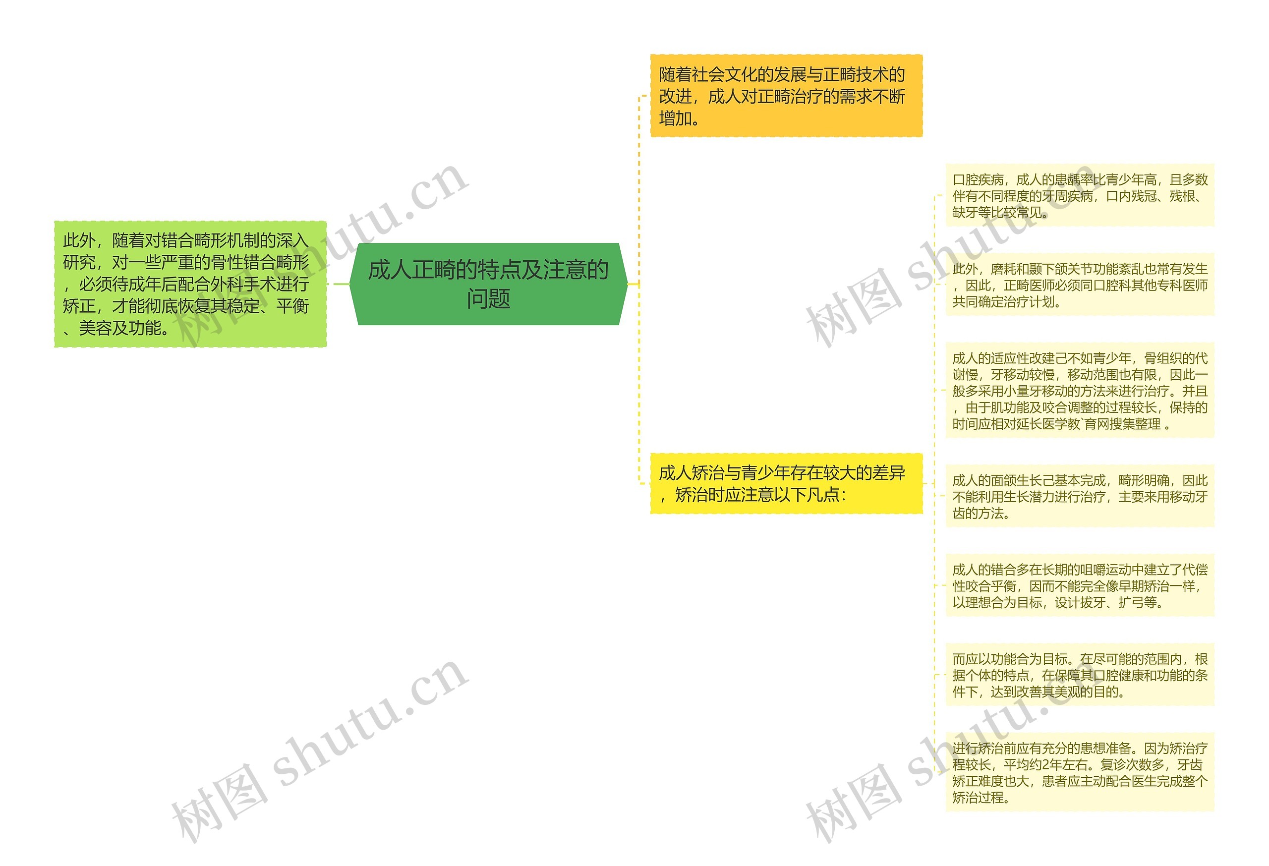 成人正畸的特点及注意的问题