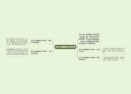 老年牛皮癣患者日常护理