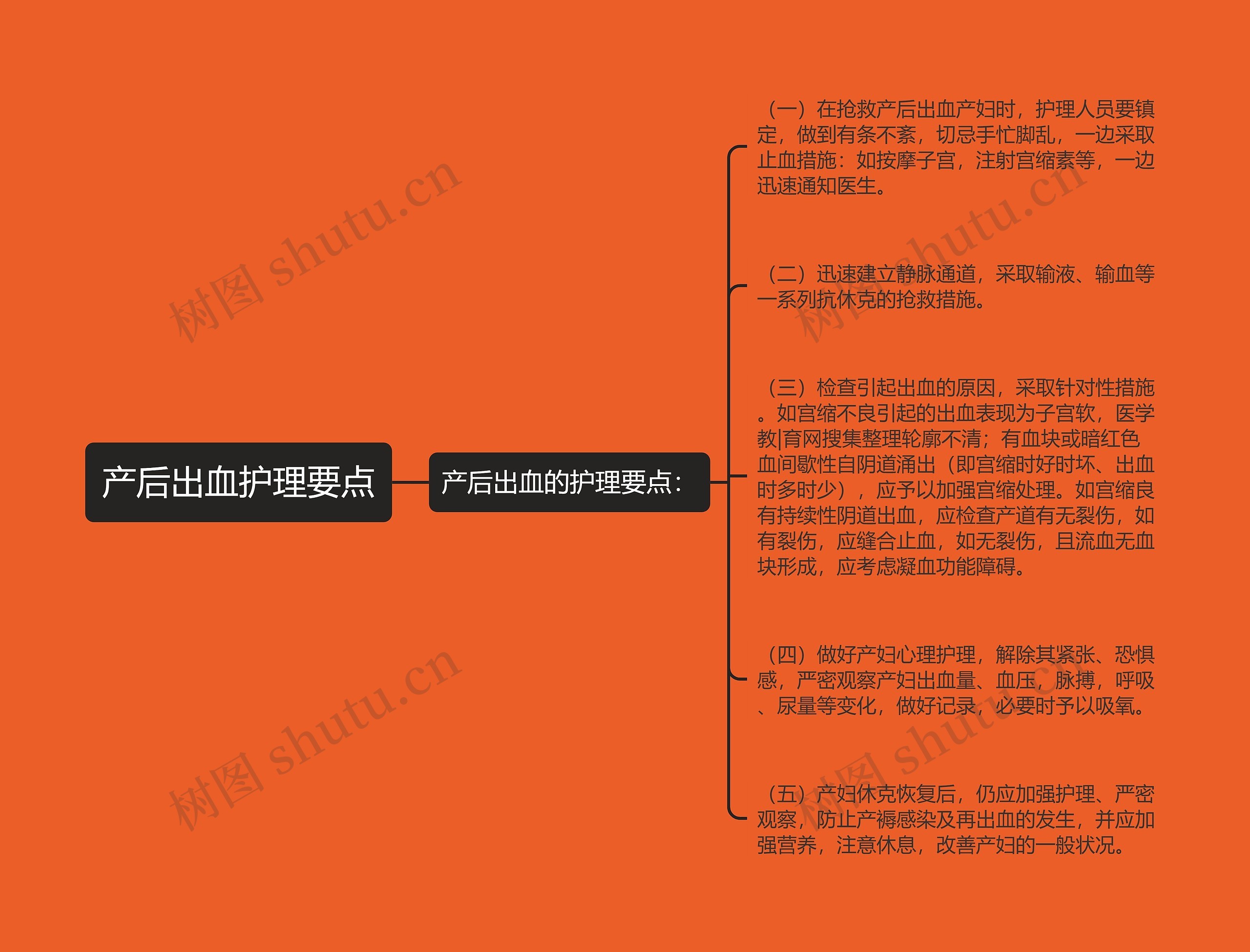 产后出血护理要点