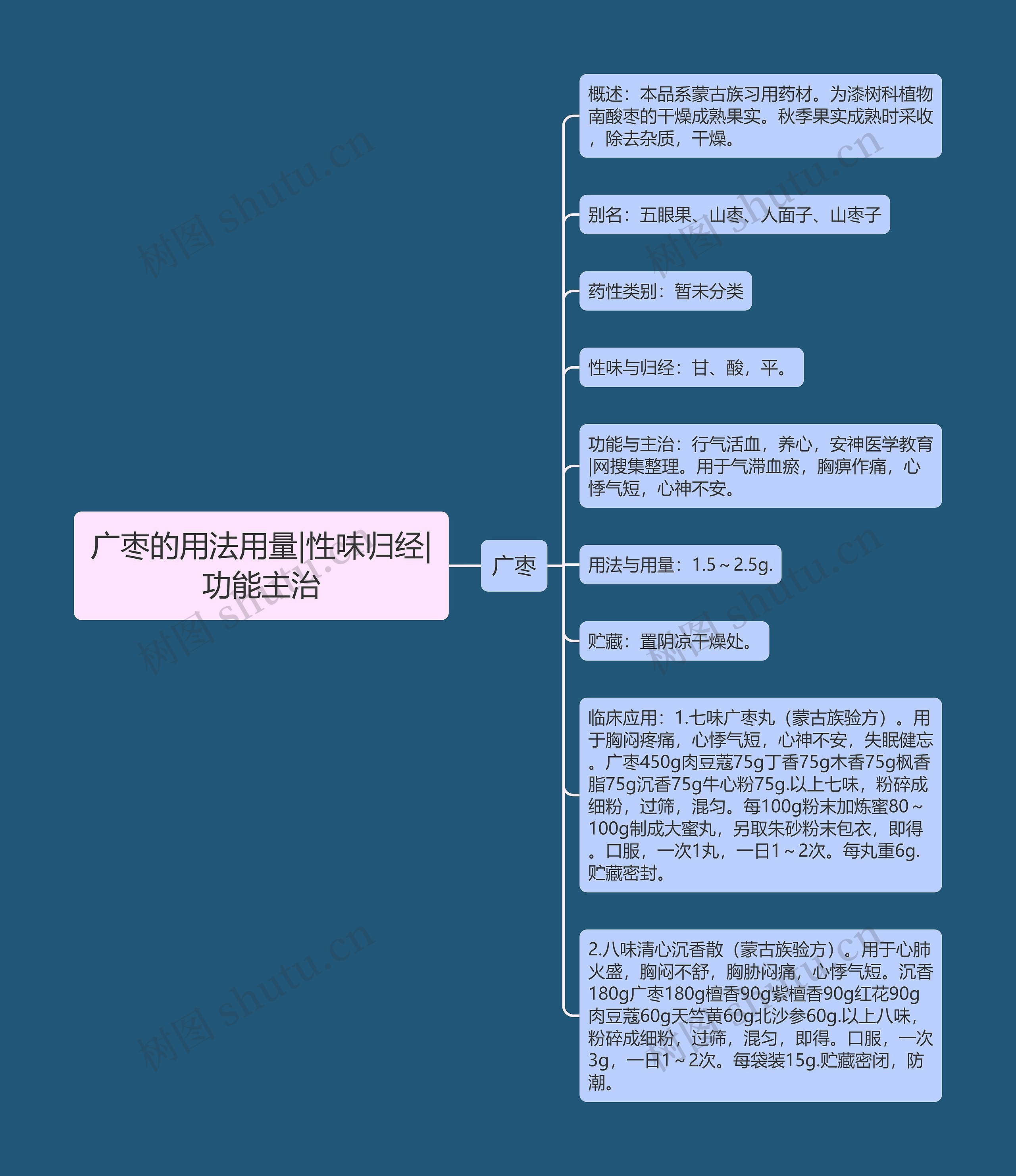 广枣的用法用量|性味归经|功能主治