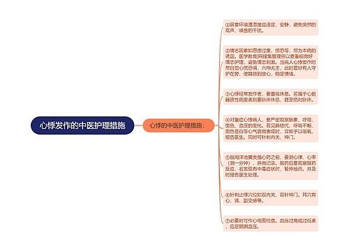 心悸发作的中医护理措施