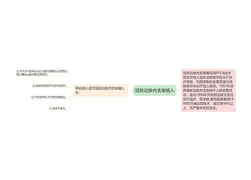 冠状动脉内支架植入